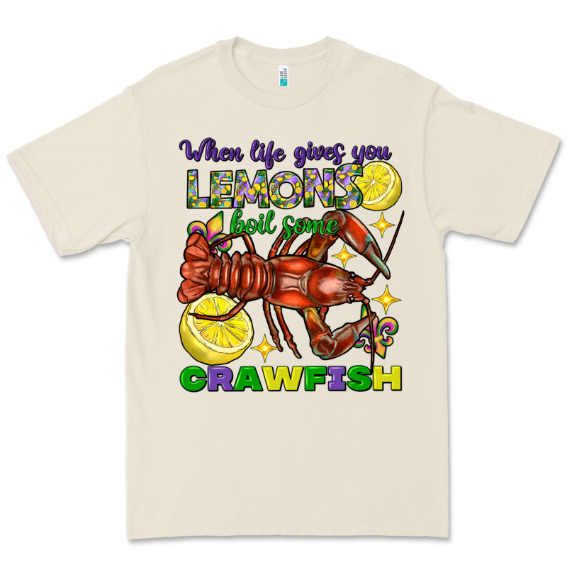 When Life Gives You Lemons Boil Some Crawfish Mard Premium Tee by FaDigitalArtStudio | Teevron