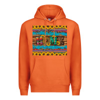 Carrot western home wind wheel sunflowers Premium Hoodie - Artiststas