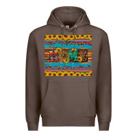 Coffee western home wind wheel sunflowers Premium Hoodie - Artiststas