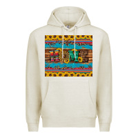 Western Home Wind Wheel Sunflowers Premium Hoodie | Teevron