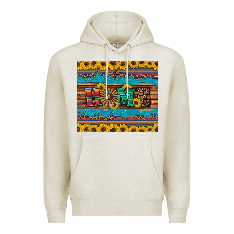 Western Home Wind Wheel Sunflowers Premium Hoodie by Artiststas | Teevron