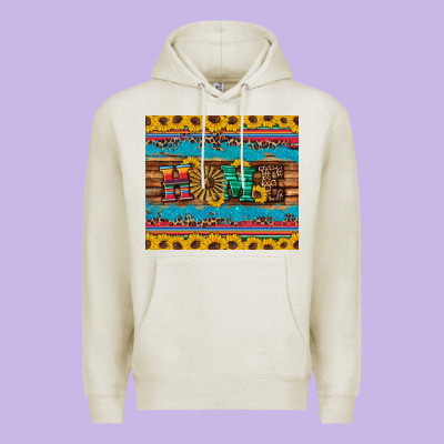 Western Home Wind Wheel Sunflowers Premium Hoodie Designed By Artiststas