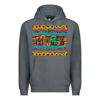 Rock western home wind wheel sunflowers Premium Hoodie - Artiststas