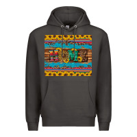 Smoke western home wind wheel sunflowers Premium Hoodie - Artiststas