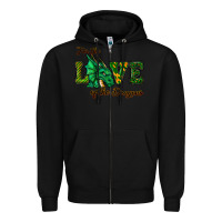 Black For The Love Of The Dragons Zipper Hoodie - RanaPortraitStore