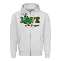For The Love Of The Dragons Zipper Hoodie | Teevron