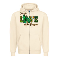 Sandshell For The Love Of The Dragons Zipper Hoodie - RanaPortraitStore