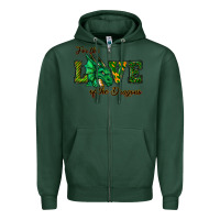 Sports Green For The Love Of The Dragons Zipper Hoodie - RanaPortraitStore