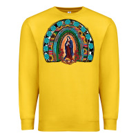 Lemon Lady Of Guadalupe Rainbow Premium Sweatshirt - RanaPortraitStore