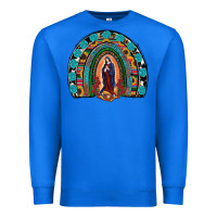 True Royal Lady Of Guadalupe Rainbow Premium Sweatshirt - RanaPortraitStore