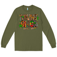 Army Green young black free ish Long Sleeve Tee - CowhideDigitalArt