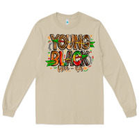 Mushroom young black free ish Long Sleeve Tee - CowhideDigitalArt