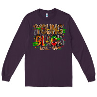 Plum young black free ish Long Sleeve Tee - CowhideDigitalArt