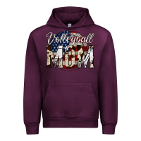 Mauve Wine volleyball  mom 4 Urban Hoodie - Jasminsmagicworld
