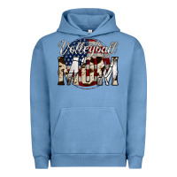 Pigment Pebble Blue volleyball  mom 4 Urban Hoodie - Jasminsmagicworld