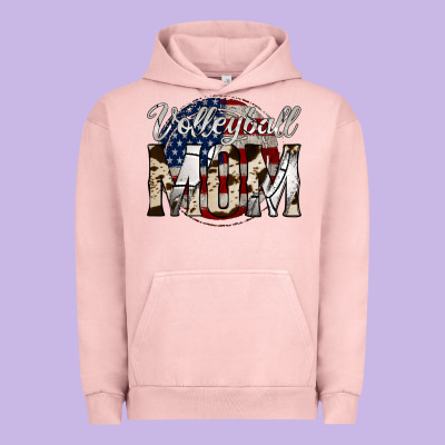 Volleyball  Mom 4 Urban Hoodie Designed By Jasminsmagicworld