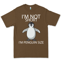 Cacao I'm Not Short I'm Penguin Size Premium Tee - Bettercallsaul