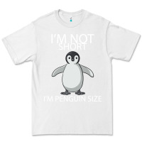 White I'm Not Short I'm Penguin Size Premium Tee - Bettercallsaul
