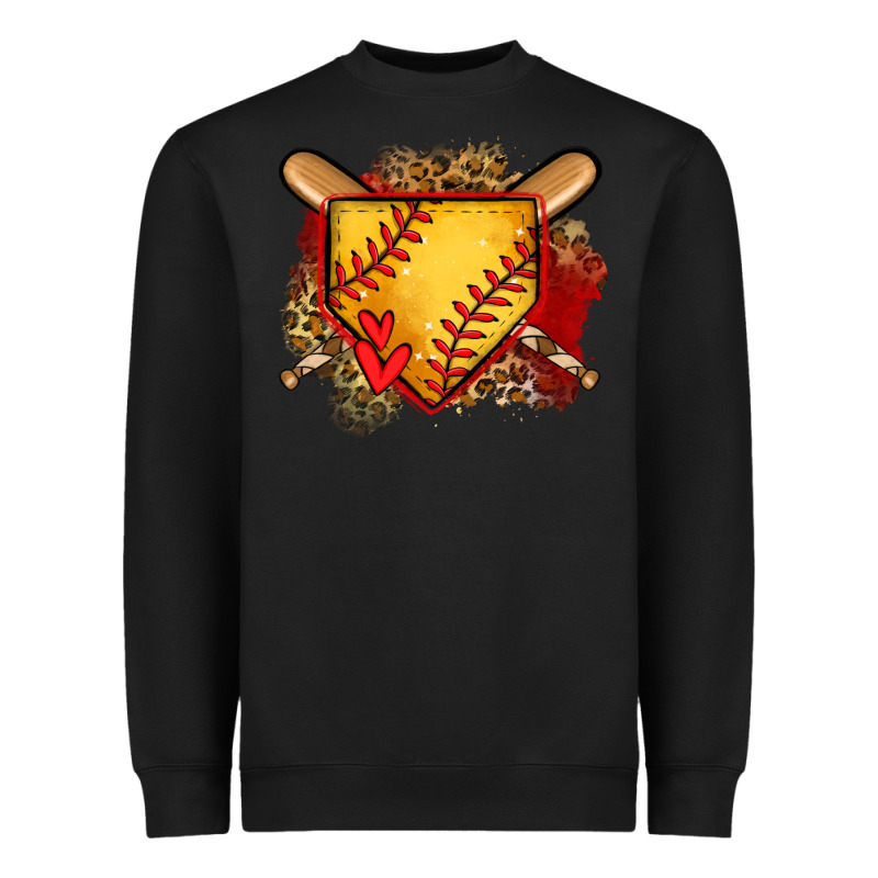 Softball Home Plate Heavyweight Sweatshirt by Jasminsmagicworld | Teevron