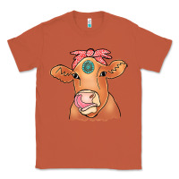 Copper Cow  Turquoise Classic Tee - CowCowDesign