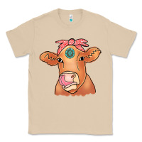 Mushroom Cow  Turquoise Classic Tee - CowCowDesign