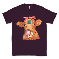 Plum Cow  Turquoise Classic Tee - CowCowDesign