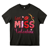 Asphalt little miss valentine Heavy Core Tee - OliviaCreatesArt