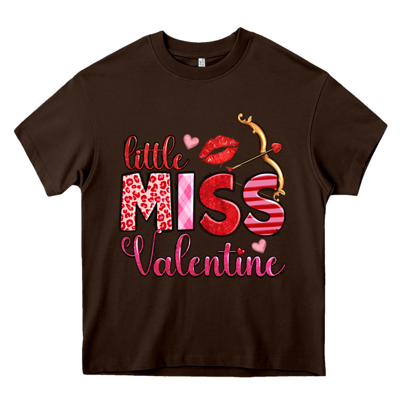 Little Miss Valentine Heavy Core Tee by OliviaCreatesArt | Teevron