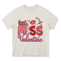 Cream little miss valentine Heavy Core Tee - OliviaCreatesArt