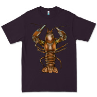 Plum Crawfish Premium Tee - FaDigitalArtStudio