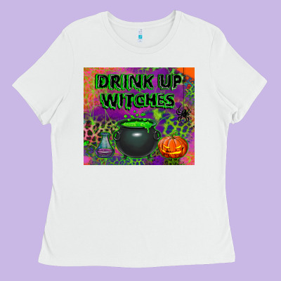 Drink Up Witches Tumbler Ladies Tee Designed By Bundleandbundleshop