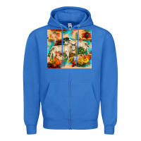 Fall Charolais Bulls Zipper Hoodie | Teevron
