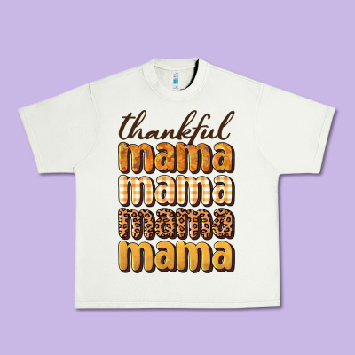 Thankful Mama Urban Heavy Tee Designed By Bundleandbundleshop