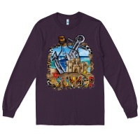 Plum summer min Long Sleeve Tee - CowhideDigitalArt