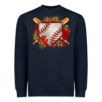 Navy baseball home plate Heavyweight Sweatshirt - Jasminsmagicworld