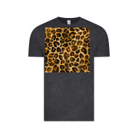 Vintage Black leopard seamless pattern Vintage Tee - BundleAndBundleShop