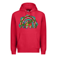 Cardinal mexican pinata rainbow Premium Hoodie - Artiststas