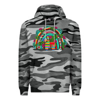 Slate Camo mexican pinata rainbow Premium Hoodie - Artiststas