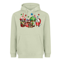 Matcha army Christmas coffee Heavyweight Hoodie - Jasminsmagicworld