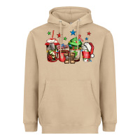 Mushroom army Christmas coffee Heavyweight Hoodie - Jasminsmagicworld