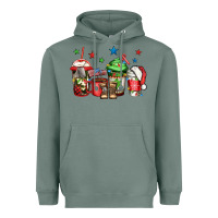 Sage army Christmas coffee Heavyweight Hoodie - Jasminsmagicworld