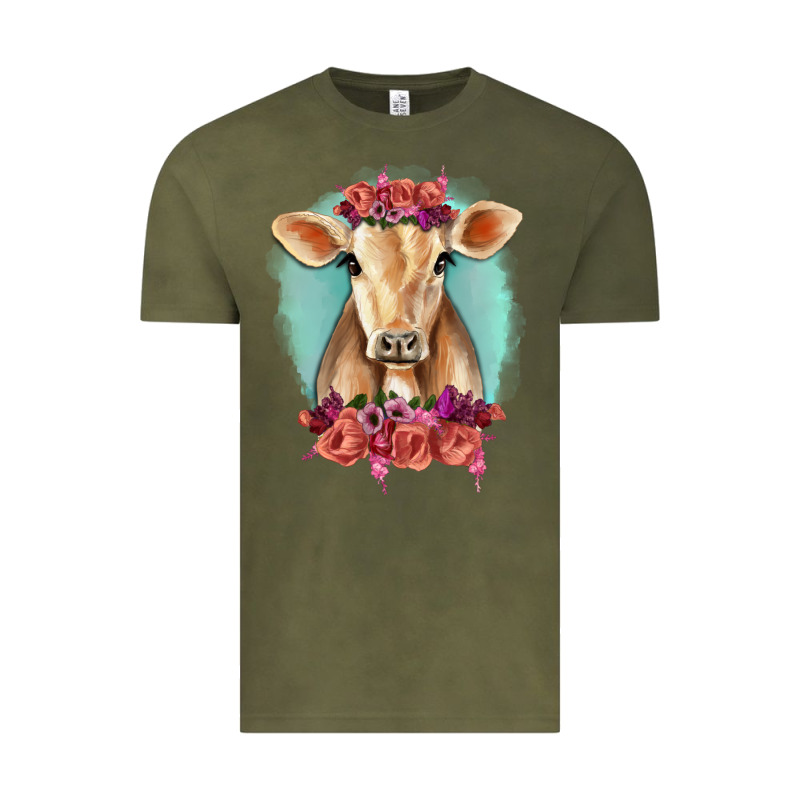 Floral Cow Vintage Tee by RanaPortraitStore | Teevron