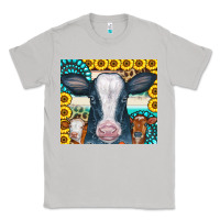 Moon Dust Cows Gemstone Sunflowers Tumbler Classic Tee - CowCowDesign