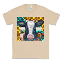 Mushroom Cows Gemstone Sunflowers Tumbler Classic Tee - CowCowDesign
