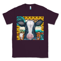 Plum Cows Gemstone Sunflowers Tumbler Classic Tee - CowCowDesign