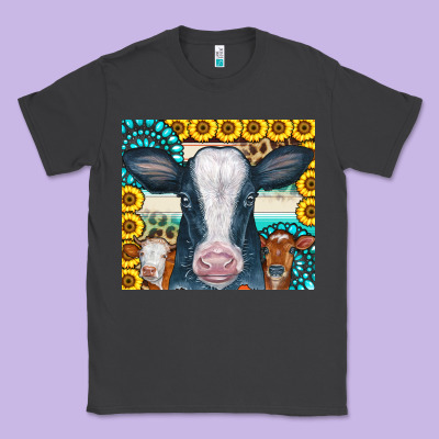 Cows Gemstone Sunflowers Tumbler Classic Tee Designed By Cowcowdesign