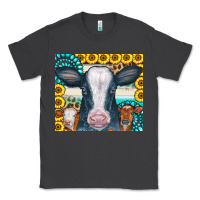 Smoke Cows Gemstone Sunflowers Tumbler Classic Tee - CowCowDesign