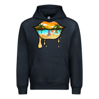 Navy beach lips Urban Hoodie - Jasminsmagicworld