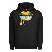 Pigment Black beach lips Urban Hoodie - Jasminsmagicworld