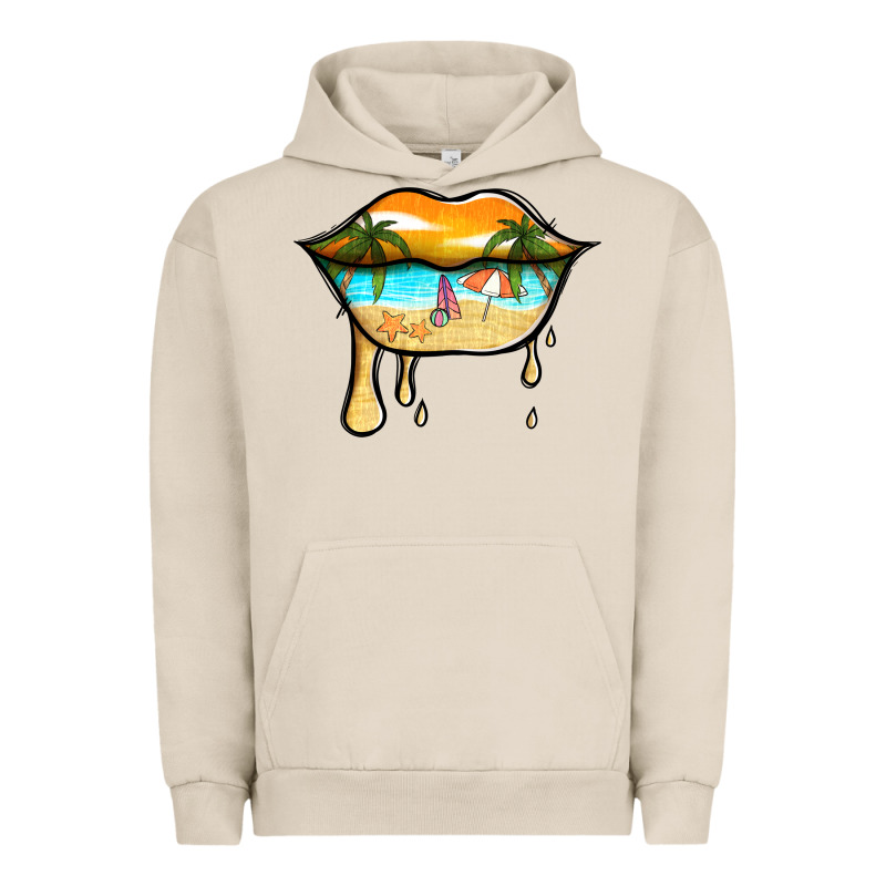 Beach Lips Urban Hoodie by Jasminsmagicworld | Teevron